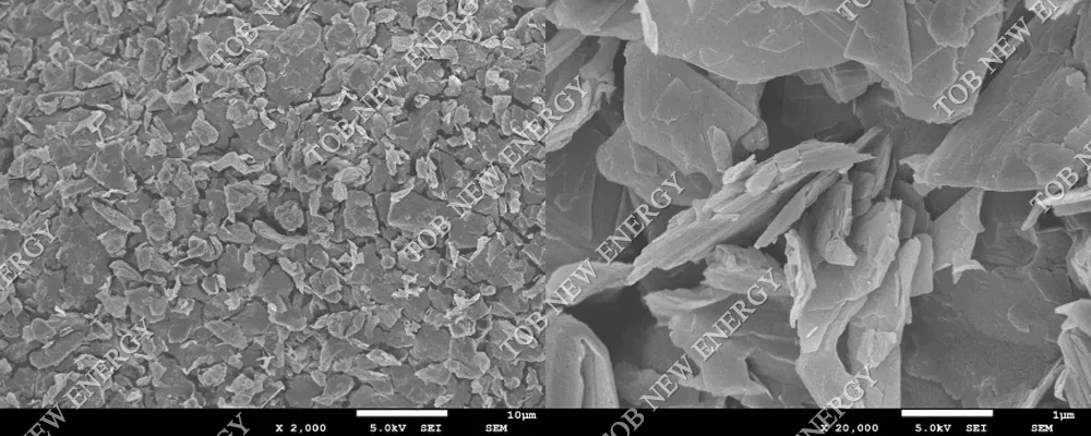 SEM of Nano Graphite Powder