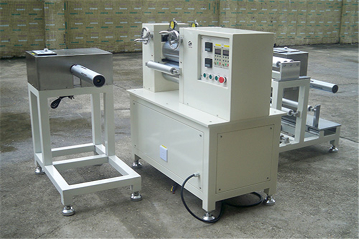 Continuous rolling press machine for lab research work