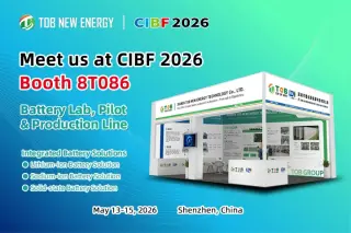 Meet TOB NEW ENERGY Battery Manufacturing Solutions at CIBF 2026