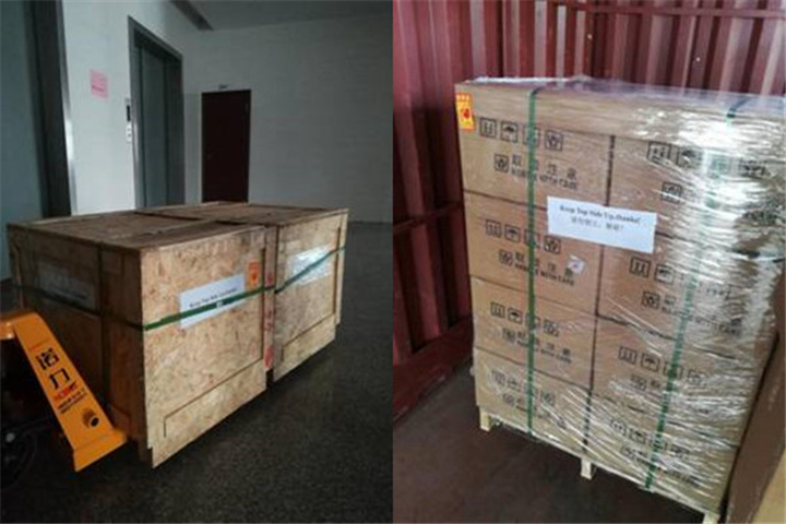 Separator and aluminum foil shipped to Spain