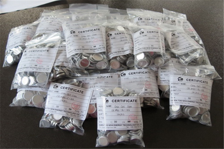 2000sets 316 stainless steel coin cell case shipped to South Korea On Dec 12